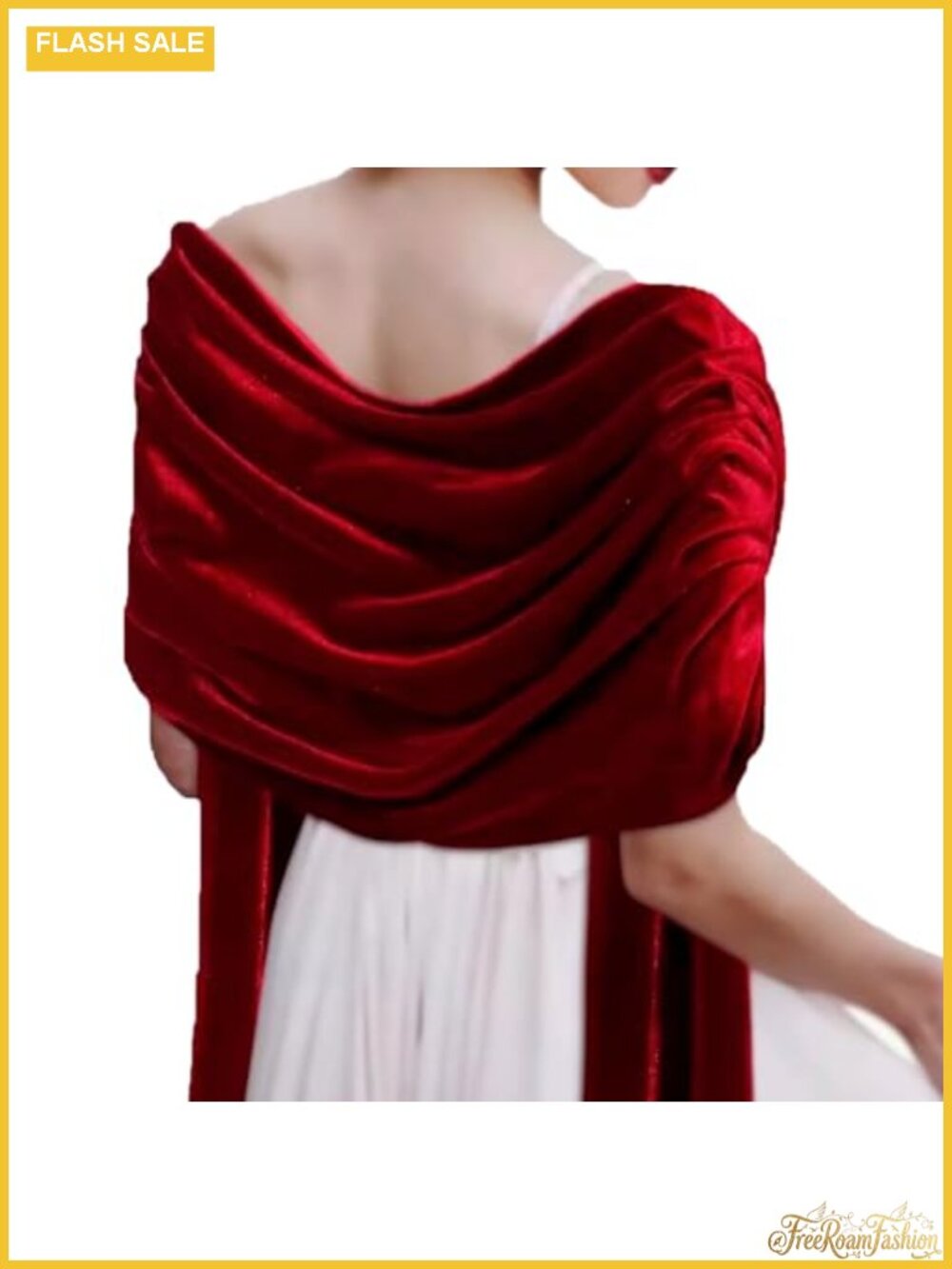 Velvet Shawl Wrap Evening Dress Cover Up Formal Wedding Scarf